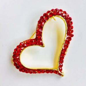❤️ Heart Pin ❤️ by Spoontiques NEW/NWT 🆓 💝